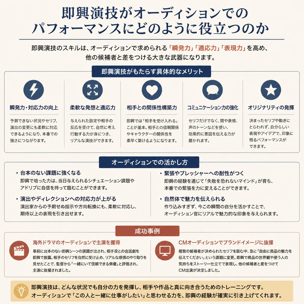 自信を持ったオーディションの挑戦！