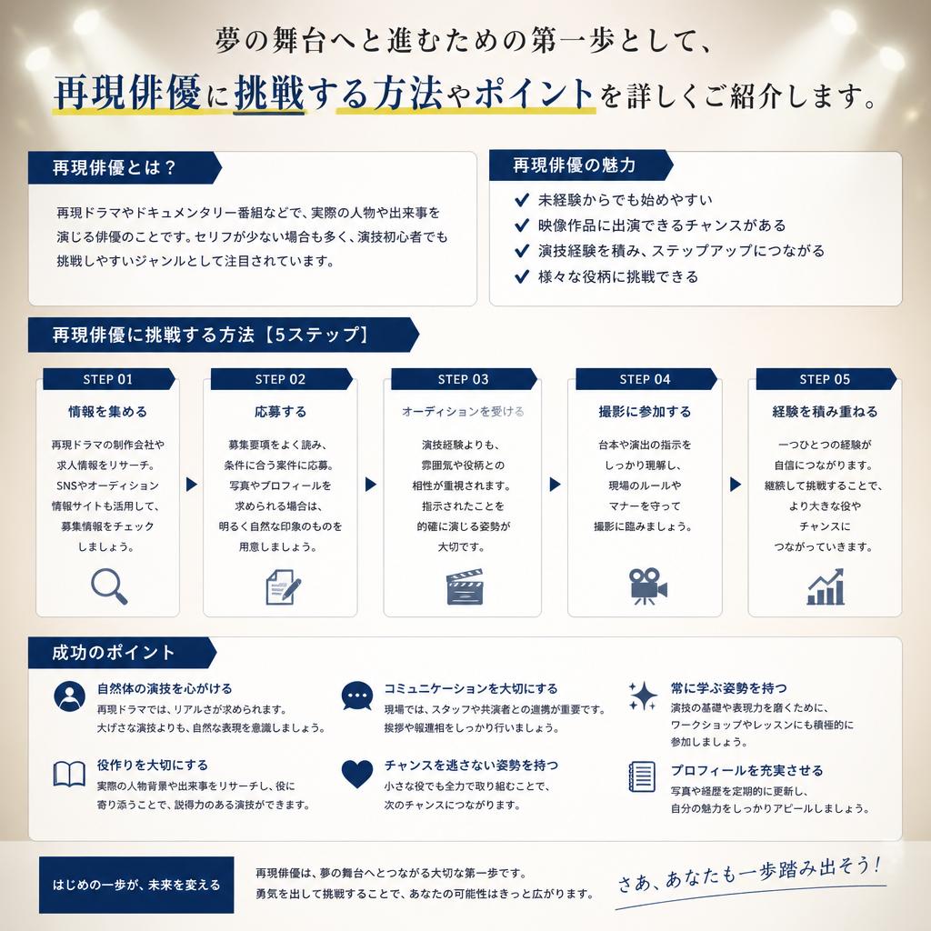 再現俳優への道